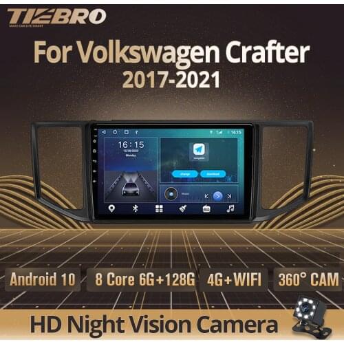 2DIN Android10.0 Car Radio For Volkswagen Crafter 2017-2021 GPS Navigation Stereo Receiver Auto Radio DSP Car Receiver Car Audio