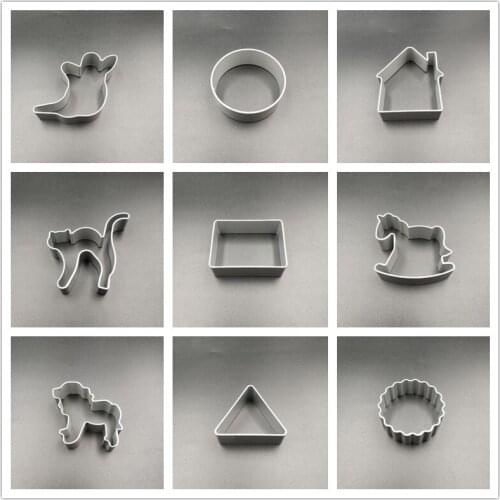 Cookie Mold Cutter Made of Aluminum Alloy DIY Baking Lovely Cute Shape Cookie Molds Bread Tool 1 Piece