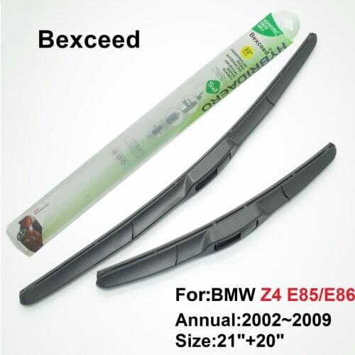 1 Pair (21"+20") High Quality Bexceed of Hybrid Wiper Blade For BMW Z4 E85 E86 2002~2009