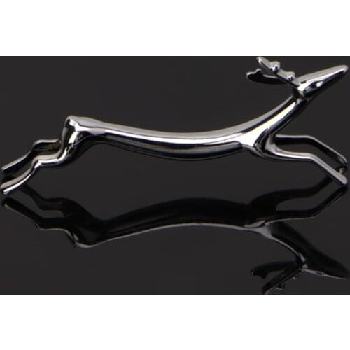 K5DC Zinc Alloy Running Deer Chopsticks Rest Spoon Stand Fork Knife Holder Decoration