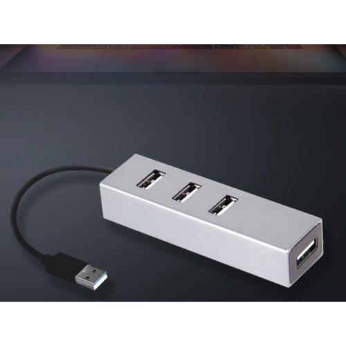 OFCCOM New High Speed 4 Ports USB 2.0 Hub USB 1.1 Hub With Cable For Laptop PC Computer transfer support 25cm/60cm/120cm