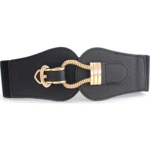 Fashion Down Jacket Elastic wide belt beautiful Ladies Waistband Decoration Dress Ladies waist sealing