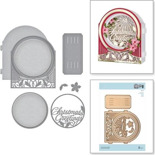 New Christmas Series Model Metal Cutting Dies Stamps Dies Scrapbooking Mold Cut Childrens Handmade Tools DIY Craft Decoration