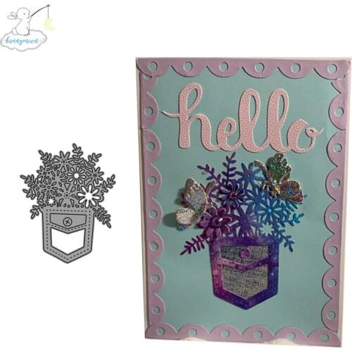 2020 New Arrival Potted plants Metal Cutting Dies Stencils for DIY Scrapbooking/photo Album stamps Decorative Embossing DIY Pape