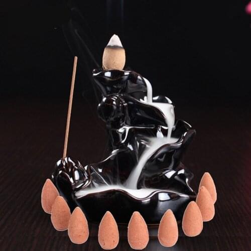 Enclosing Tempering Control Incense Candle Spice Buddhist Scripture Cone Furnace Branch Interior Buddhist Scripture Decoration