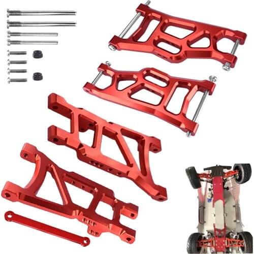 RC Front Rear Aluminum Suspension Control A Arm Strap Pull Rod Upgrade Component 2555 3631 2532 for TRAXXAS 1/10 SLASH 2WD Car