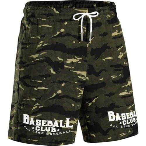 Men Camouflage Shorts Casual Male Hot Sale Letter Military Cargo Shorts Knee Length Mens Summer Short Pants Drawstring 2021 New