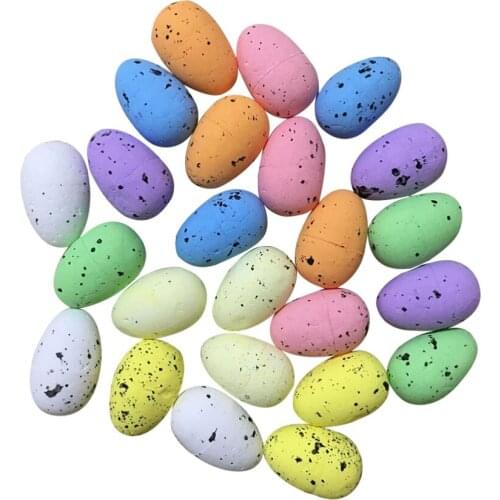 1 Set 150 Pcs Easter Party Decors Colorful Fake Quail Eggs (Random Color)