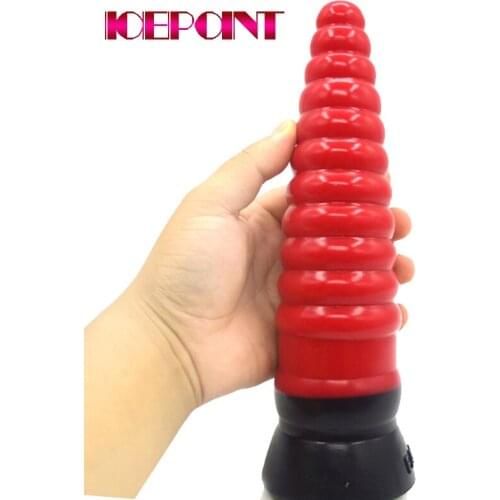 23*6cm Newest Pagoda Anal Toys Women Butt Plug With Strong Suction Cup Dildo Insert Vagina Sex Products for Adult Gay Lesbian