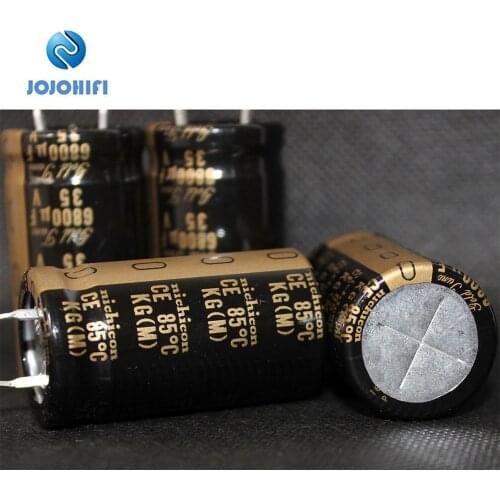 4pcs 6800UF 35V Type I KG 22*40mm Pitch 10mm Audio Capacitors Electrolytic Capacitor Alloy Feet