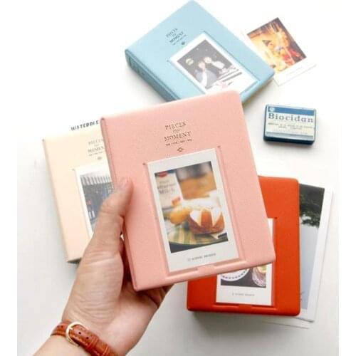 64 Pockets Photo Album Case Storage Polaroid Photo FujiFilm Instax Mini Film Picture Storage Case Frame Book Photo Album Gift