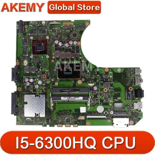 90NB09P0-R00070 Mainboard For Asus N552VX N552VW N552V Mainboard Laptop Motherboard W/ I5-6300HQ SR2FP GTX950M-2GB