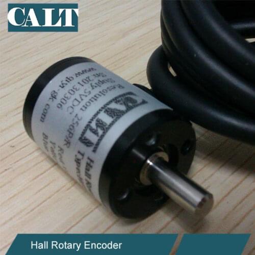 Absolute Type 12 bit Magnetic SSI Angle Hall Encoder 38mm outer diameter 6mm shaft HAE38U24V12A0.5