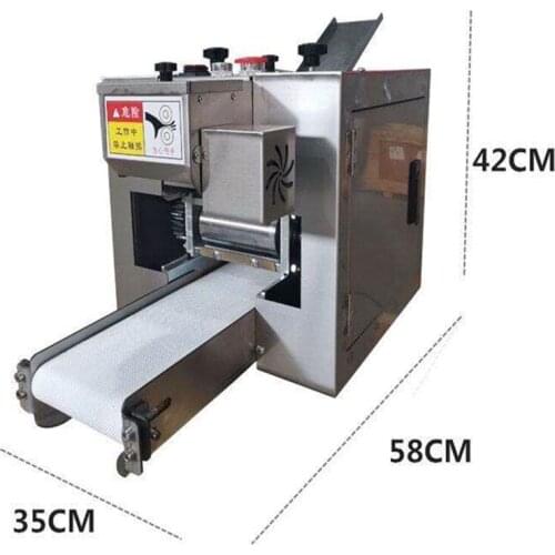 Automatic small round square gyoza empanada skin making dumpling dough wrapper machine