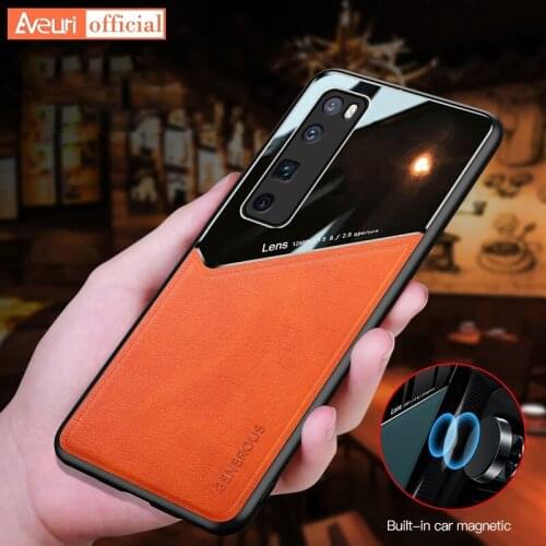 Car Holder Leather Phone Case For Huawei Mate 20 30 Pro 20 Lite Nova 4 5 5i 5Z 6 7 Pro 7i Cover Case For Huawei Mate 9 10 Coque