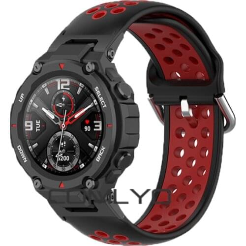 For Huami Amazfit T-Rex Strap Silicone Band For Xiaomi Amazfit T REX Smart Watch Bracelet Replacement Sport Wrist Straps belt