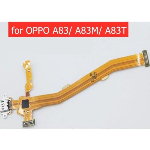 For OPPO A83 A83T A83M USB Charger Connector Flex Cable Microphone USB Charging Dock PCB Repair Spare Parts