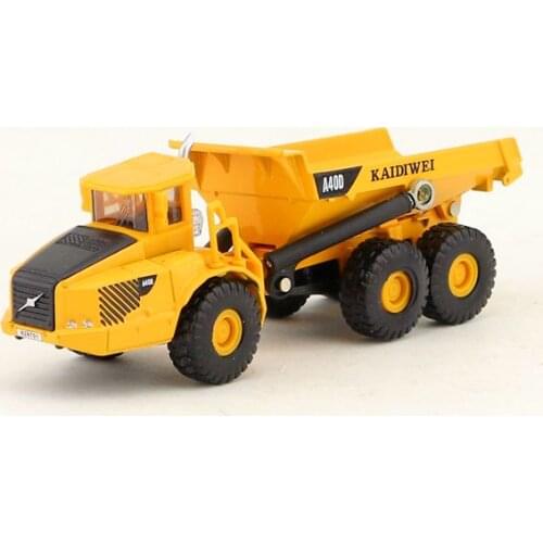 Hot sale 1:87 dump truck alloy model, metal engineering model toy, simulation childrens gift collection, free shipping