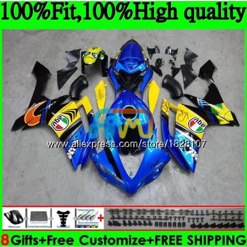 Injection OEM For YAMAHA YZF R 1 YZF 1000 YZFR1 07 08 Shark fish 114BS.168 YZF1000 YZF R1 07 YZF-1000 YZF-R1 2007 2008 Fairing