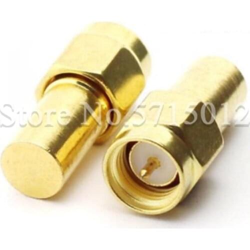 2pcs SMA RF Coaxial Connector Load Terminal 2W 50 Ohm Internal Thread Internal Needle Male SMA Connectors