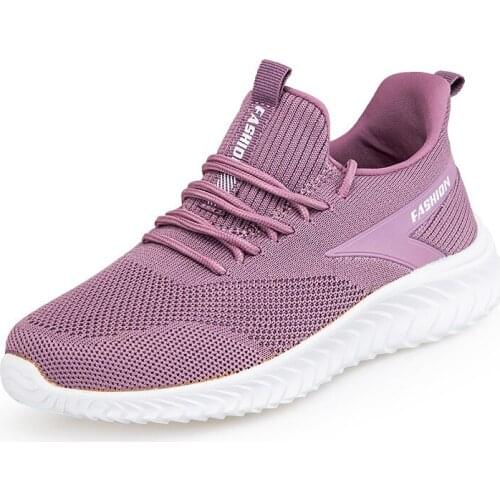 New 2021 summer Fashion Sneakers Women Shoes Breathable Mesh Casual Shoes Woman Lace-up Creepers Flats Shoes For Women