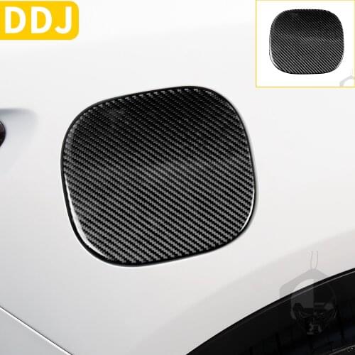 Car Fuel Tank Cap Cover Sticker For Infiniti FX 2009-2013/QX70 2014-up Carbon Fiber Car Decal Overlay Exiter Trim Accessories