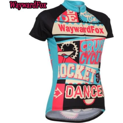 New Summer Women Multi Colour Cycling Jersey Short Sleeve Bicycle Sports Wear Bike Clothing Breathable Quick Dry