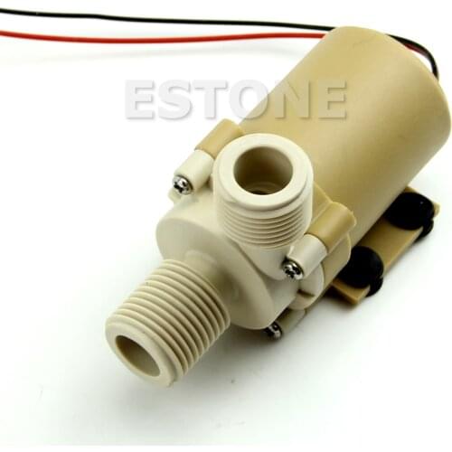 New DC 24V Solar Hot Water Circulation Pump Brushless Motor Water Pump 5M