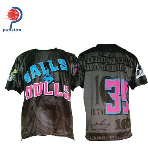 OEM Best Quality Sublimation Custom Mens Baseball Tshirts