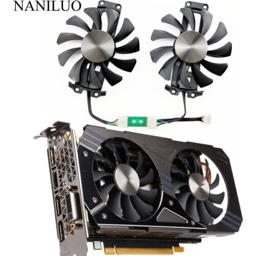 75mm 4Pin GA81S2U 12V 0.38A GTX 960 Cooler Fan For ZOTAC GTX960 Graphics Video Card Cooling Fan