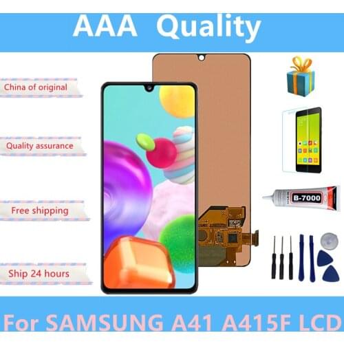 Original for Samsung Galaxy A41 SM-A415F A415 LCD Display Touch Screen Digitizer Assembly Replacement Parts