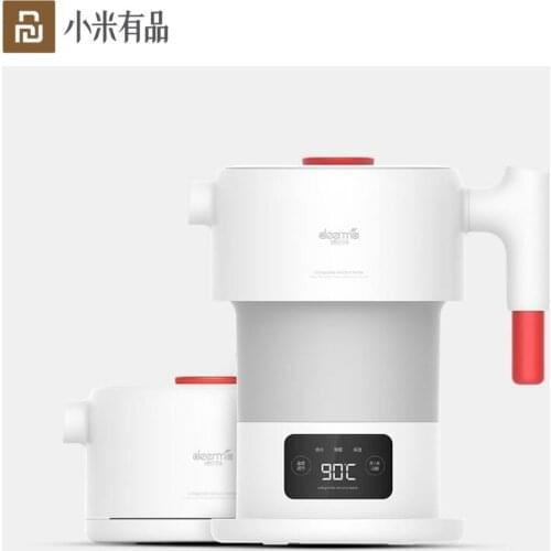 Youpin Deerma 0.6L Folding Portable Water Kettle Handheld Electric Water Flask Pot Auto Power-off Protection Wired Kettle