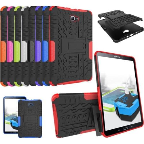 Heavy Duty Rugged TPU+PC Armor KickStand Cover case For Samsung GALAXY Tab A A6 10.1 T580 T585 T580N SM-T580 SM-T585 Tablet case