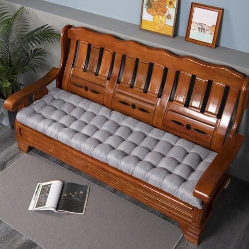 Thicken Wood Bench Cushion, Non Slip Patio Long Chair Cushions Rocking Chair Cushions Indoor Outdoor Seat Cushion Sofa Cushion