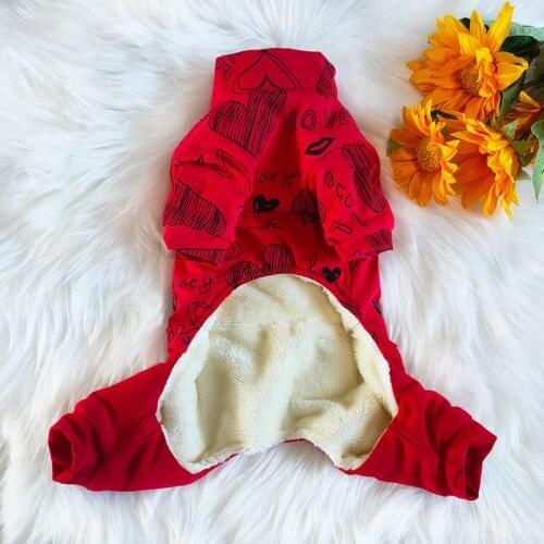 Winter Dog Clothes Thicken Warm Dog Coat Jacket Outfit Jumpsuit Pomeranian Poodle Schnauzer Pug Corgi Clothing Costume Garment