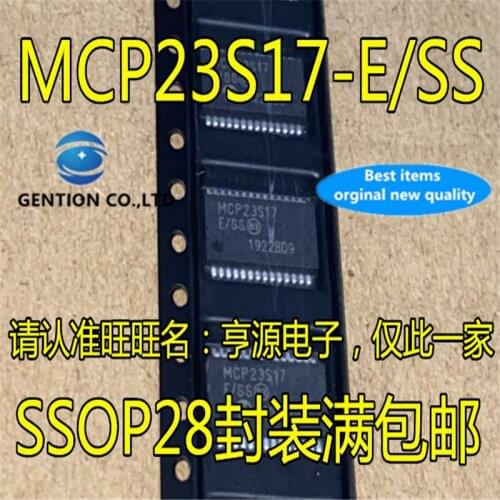 10Pcs MCP23S17 MCP23S17-E/SS SSOP28 Expander chip in stock 100% new and original