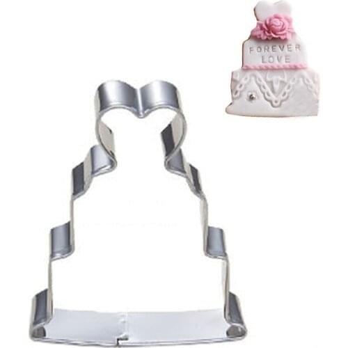 3 Layer Cake Cookie Tools Cake Stencil Kitchen Cupcake Decoration Template Mold Cookie Coffee Stencil Mold Baking