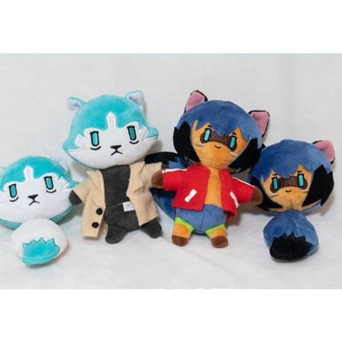 8cm 10cm Anime BNA Kagemori Michiru Ogami Shirou Cosplay Cute Plush Toys Cartoon Keychain School Bag Pendant For Kid Gift