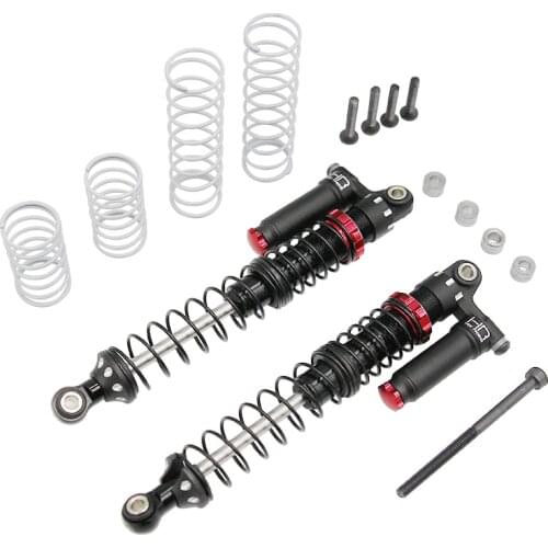 Hot Racing Aluminum 100 mm piggyback shocks with adjustable rebound