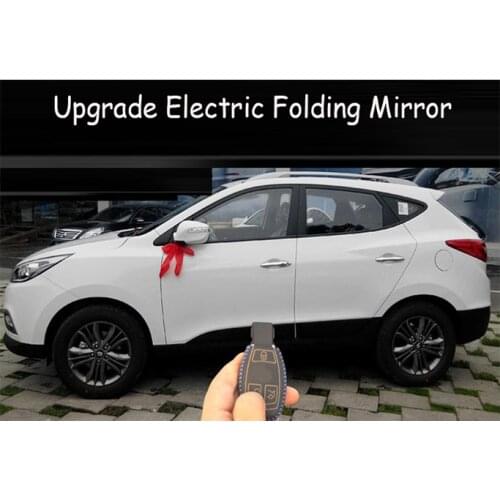 For Hyundai IX35 IX25 Electric Folding Rearview Mirror Assembly With Led and Heating Modification
