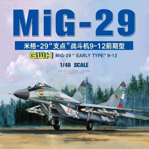 Great Wall Hobby L4814 1/48 MiG-29 "Fulcrum" 9-12 EARLY TYPE - Scale Model Kit