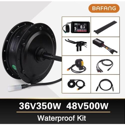 BAFANG 8fun Electric Bike Conversion kit 48V 500W Electric Bicycle Kit 36V 350W SWX02 Hub Motor RM G020.350 500.D DC Waterproof