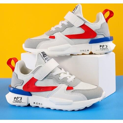 Hot Boys Sneakers Children Trend Fashion Student Casual Tennis Shoes Big Child Mesh Outdoor Running Shoes Baby Zapatillas Kids