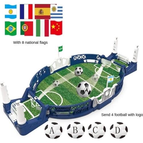 LazyChild Mini Football Board Match Game Kit Tabletop Soccer Toys For Kids Educational Sport Portable Table Games Play Ball Toys