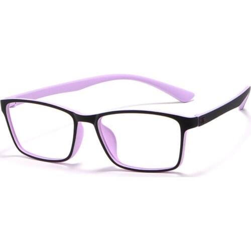 Logorela Rectangular Ultralight 6002 TR90 Business Men Glasses Frame Prescription Eyeglasses Frames Women Full Rim Eyewear