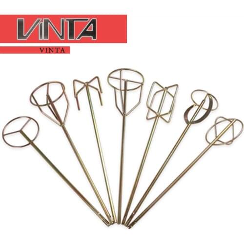 Stir Rod Electric Hammer Cement Putty Paint Coating Agitator Drill Threaded Head Stirring Bar Spiral Length 50 53cm Mixing Tools