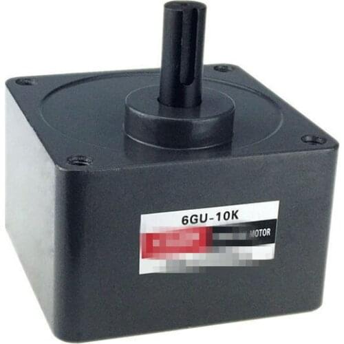 Gearbox Micro-Reducer 6GU- Ratio K Quality Steel Heat Treatment 104mmX104mm Size
