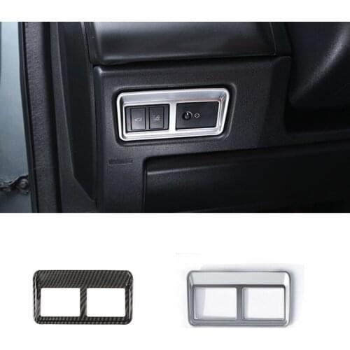 Car Trunk Door Electric Tailgate Button Knob Switch Decorative Frame Sticker Cover Trim Decoration For Jaguar XF 2016 - 2018