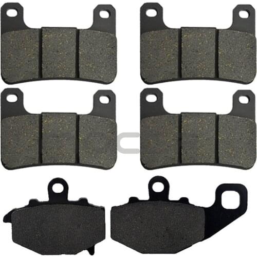 Motorcycle Front + Rear Brake Pads Disks for Kawasaki Z1000 Z ZR 2010 2011-2014 LT379-379-192