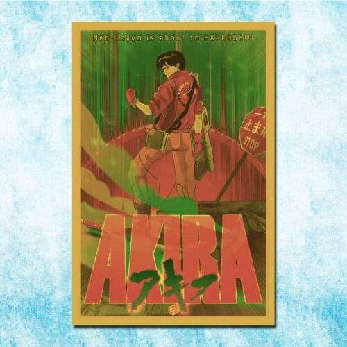 Japanese Anime Movie Akira Poster Art Silk Canvas Retro Print For Home Room Decor-022